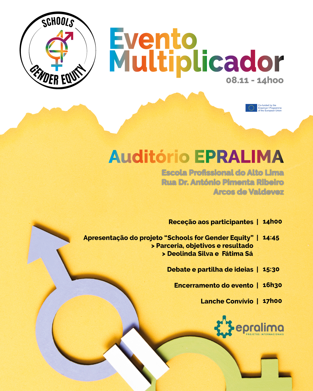 evento multiplicador do projeto schools for gender equity